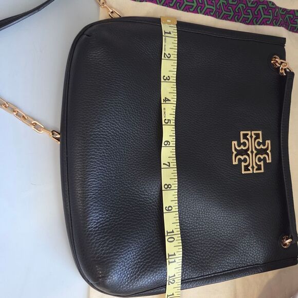 Tory Burch Black Leather Tote Bag - Picture 8 of 8